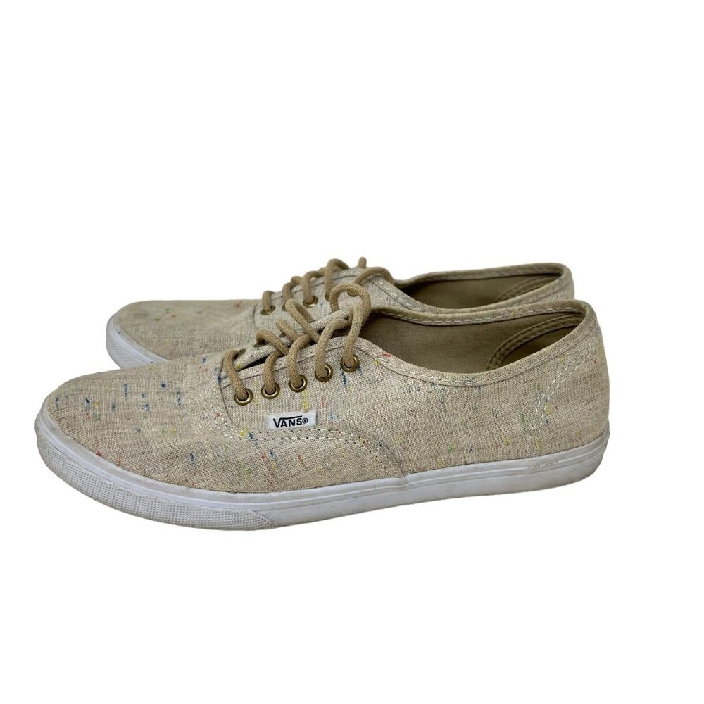 Vans Beige Canvas Sneakers